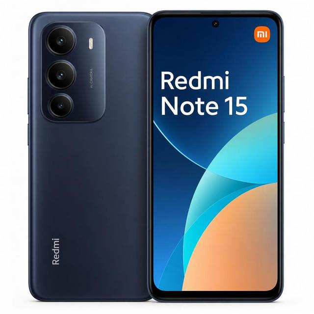 Redmi Redmi Note 15 Pro 256GB Black smartphone — front view, available in Kenya
